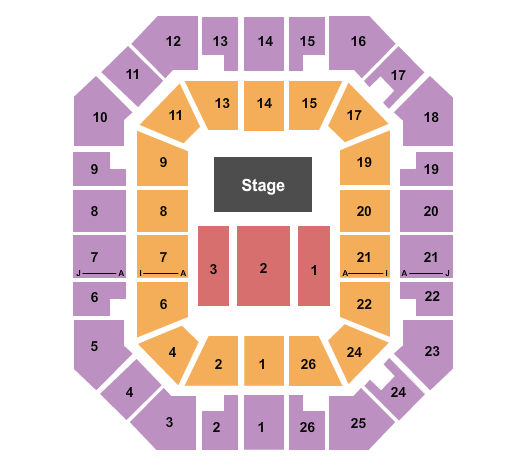 Freedom Hall Civic Center Whiskey Myers Seating Chart